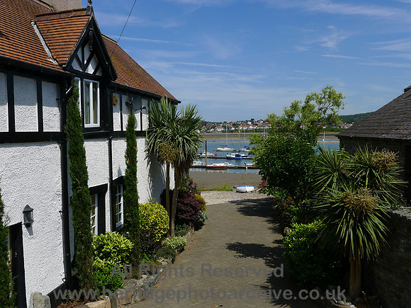 HRS 11131 Conwy, house near quay, boats on river 2022