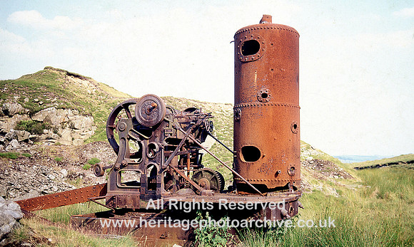 HRS 3355 Cross of Greet Quarry, steam crane 1994