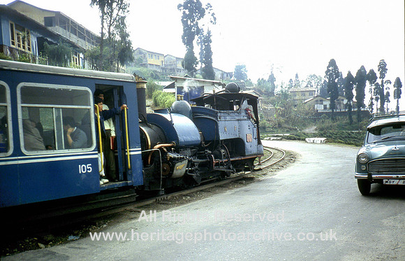 HRS 801 India, Darjeeling Himalayan Railway 1995 Reverse working
