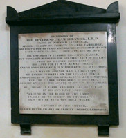 HRS 8547 Dent, Church Sedgwick, Adam geologist memorial plaque L7700386