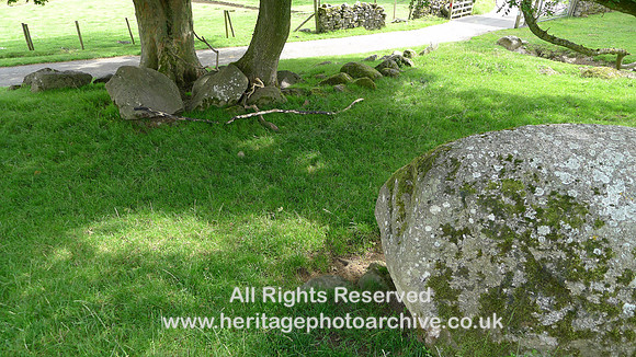 HRS 9900 Crosby Ravensworth, Shap granite erratics next to road L1110540