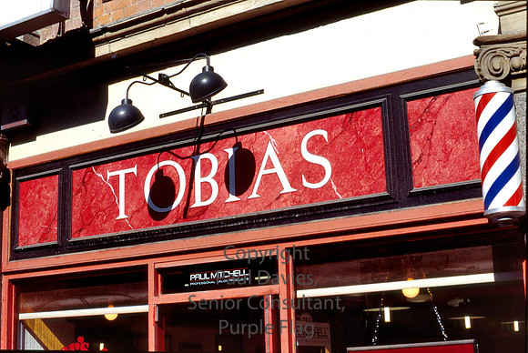 Walsall, shop front, Tobias