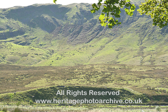 HRS 7606 Borrowdale Edge cirque area or landslip contre jour