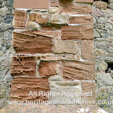 HRS 2349 Piel Island Castle stone weathering