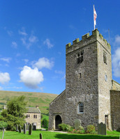 HRS 8541 Dent, church tower and old school L1160941