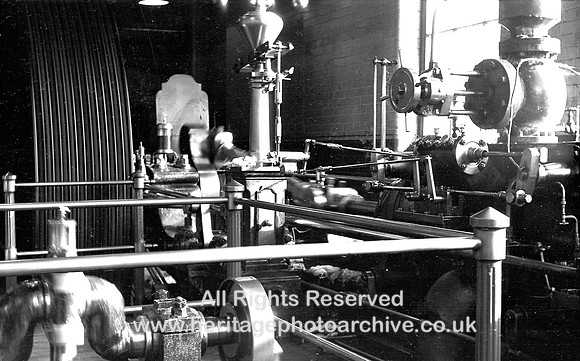 HRS 3336 Haslingden, Carr-Parker mill engine flywheel and cranks 1969