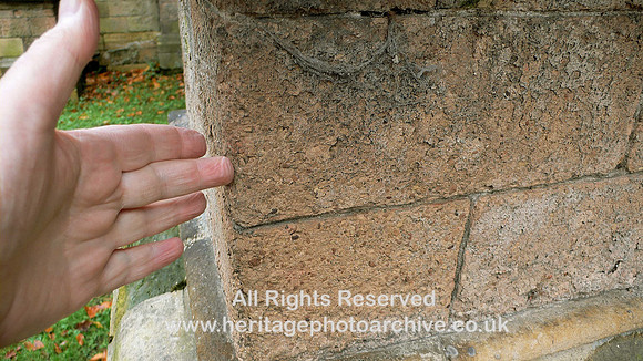 HRS 728 Darcy Lever, St Stephen's church 2006 Terra cotta detail