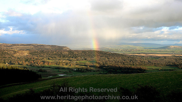 HRS 6873 Whitbarrow, rainbow autumn 2013