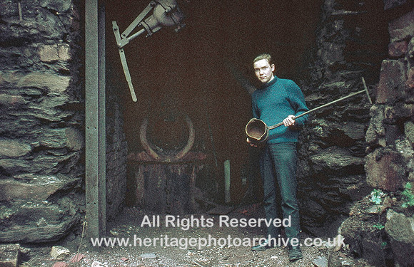 HRS 1308 Backbarrow iron works, furnace 1970