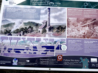 HRS 11144 Gwydir, Cyffty Mine information board 2022
