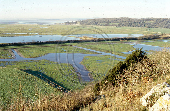 Carnforth Marsh from Barrow Scout 9 Jan 2002