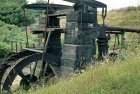 HRS 1189 Radcliffe, Mount Sion waterwheel 1968