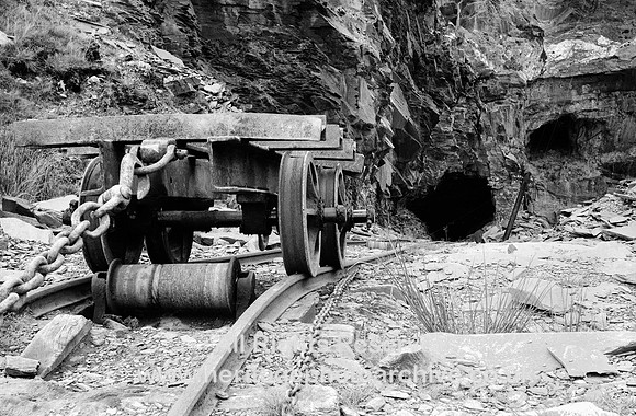 HRS 7399 Llechwedd slate quarry bogey