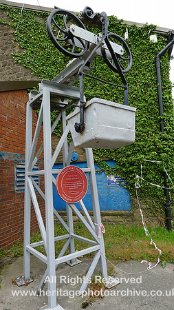 HRS 10894 Claughton brickworks aerial ropeway plaque  2022