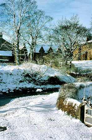 HRS 2374 Slaidburn in the snow 1970s