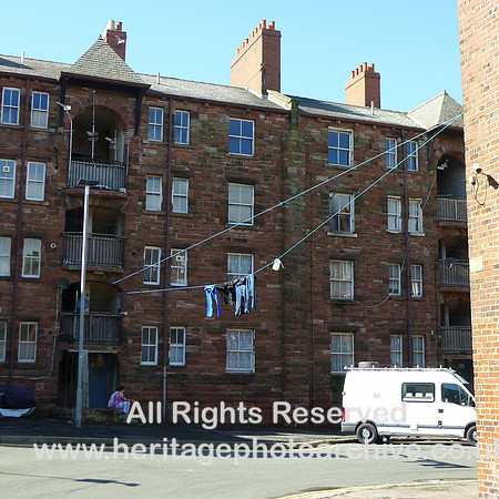 HRS 2397 Barrow, Ship Street washing line