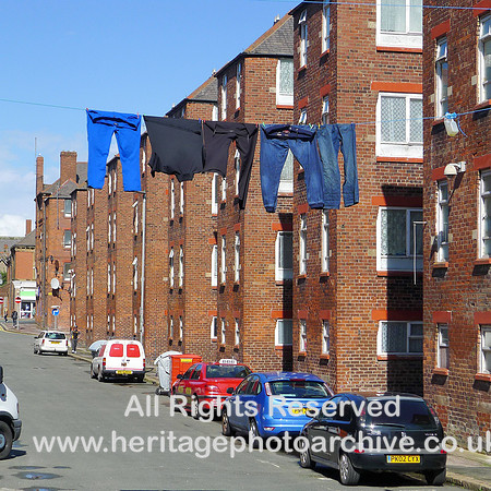 HRS 2398 Barrow, Ship Street, jeans on the line