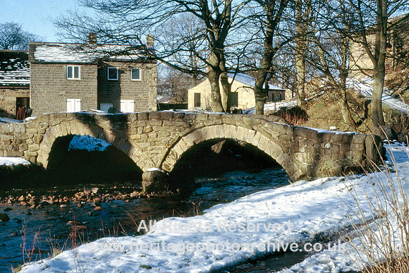 Wycoller in snow 1985