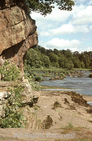 Armathwaite, Eden Nunnery Walk 1970