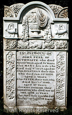 Caldbeck, John Peel's headstone