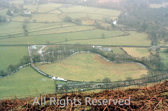 Eskdale, Ravenglass train 1982