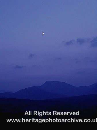 Snowdonia at night