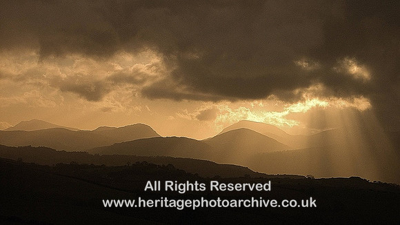Welsh mountains a study in brown