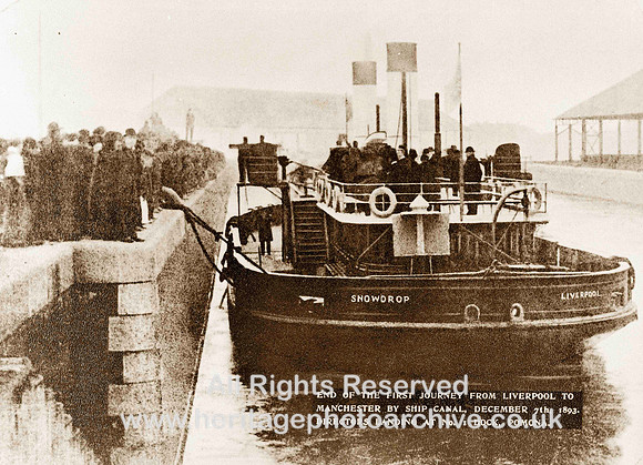 HRS 2461 Manchester Ship Canal 1893 Pomona Dock