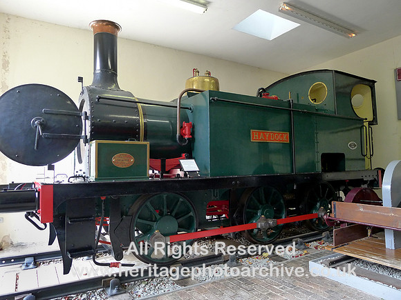 HRS 11338 Penrhyn Castle Railway Museum, 0-6-0 side tank Haydock R Stephenson 1879 L1220090