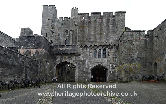 HRS 11360  Penrhyn Castle, courtyard L1220125