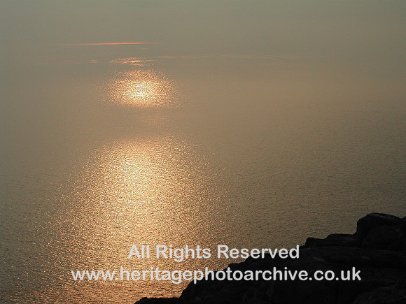 HRS 4620 Puffin Island seascape and sunset 2003