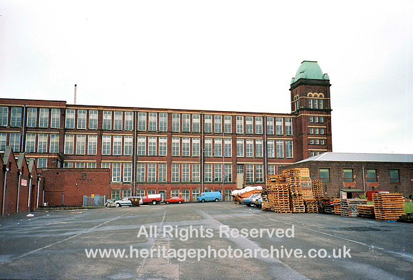 HRS 2523 Blackburn, Imperial Spinning Mill yard etc