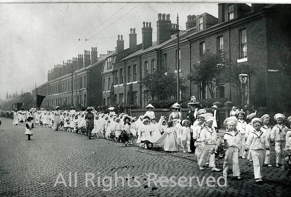 Rochdale, Whitsuntide Procession and banner