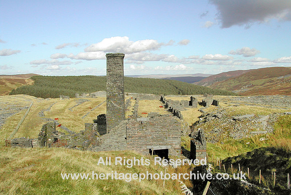 HRS 2531 Rhiw bach engine house chimney incline