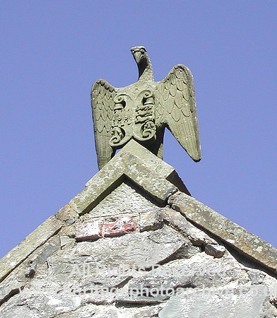 HRS 2549 Llanrwst,  Eagle  on Almshouses 2003