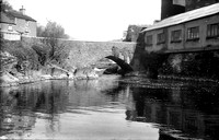 Backbarrow Bridge from the Leven looking north.