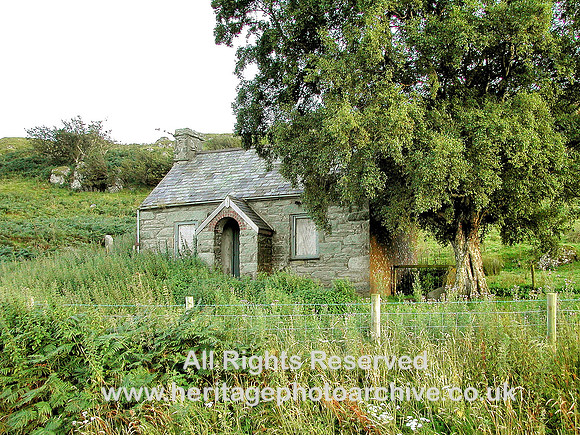 HRS 2574 Dolgarrog cottage or chapel by feeder 2003