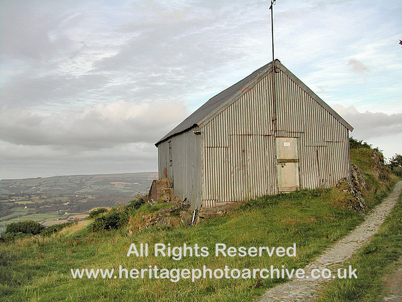 HRS 2576 Dolgarrog waterworks, caban or cabin at top of incline 2003