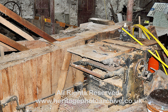 HRS 2688 South Cumbria Bobbin Mill, planing machine Robinson and son Rochdale