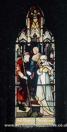 HRS 2775 Radcliffe St John's Church 1970s stained glass window
