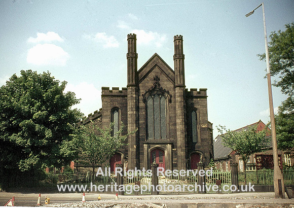 HRS 2790 Radcliffe, Close Methodist Church, Top o'th Cross 1976