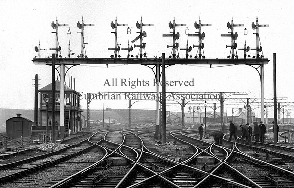Morecambe Semaphore Signal Gantry