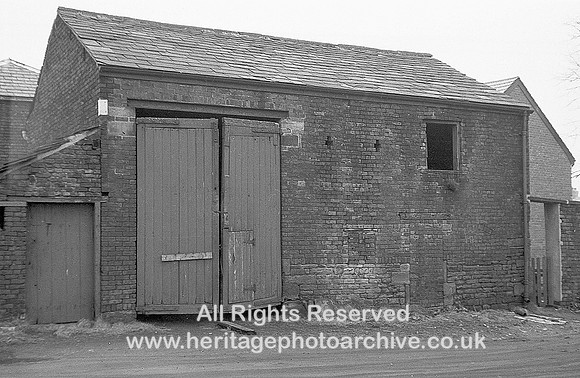 HRS 2817 Radcliffe, Hardman's Fold Barn frontage 1960s
