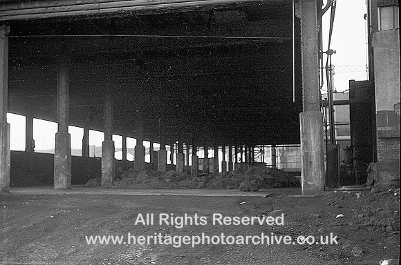 HRS 2824 Radcliffe gas works, bunkers c1967