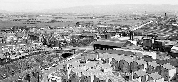 HRS 2849 Radcliffe view NE  St Thomas Church twr 1970