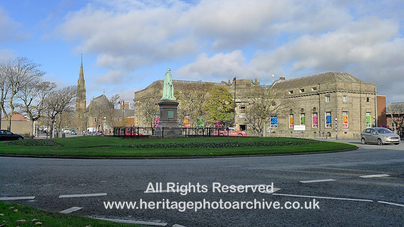 HRS 11430 Barrow-in-Furness, Ramsden Square, Library and church L1220222