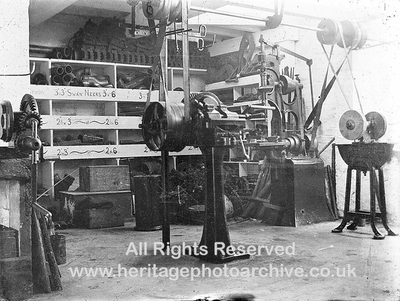 HRS 2947 Radcliffe, PN Kay belt-driven workshop c1900