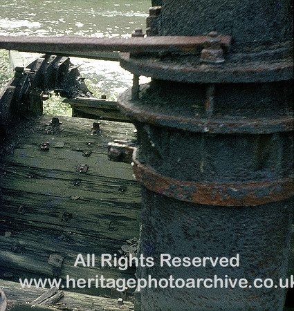 HRS 2968 Mount sion waterwheel  Close up 1969