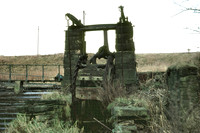 HRS 2971 Mount sion waterwheel from the riverside 1969