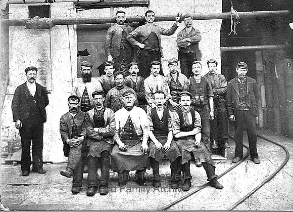 Radcliffe, East Lancashire Paper Mill, The Black gang (2) 1900